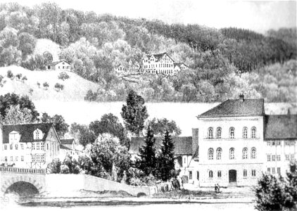 Andrees Berg Werrabrücke Blume Andrees Hotel