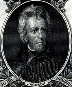 Andrew Jackson (Engraved Portrait). Free illustration for personal and commercial use.