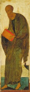 Andrei Rublev - St Paul. From Deisus Tier - Google Art Project