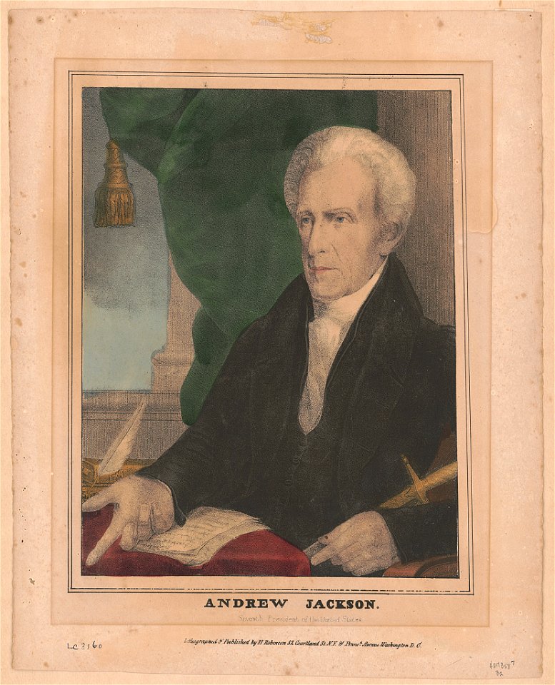 Andrew Jackson. seventh president of the United States LCCN2003679808