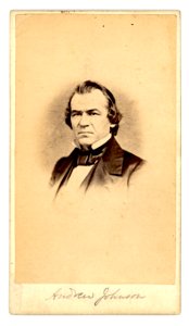 Andrew Johnson, c. 1865-1875. Free illustration for personal and commercial use.