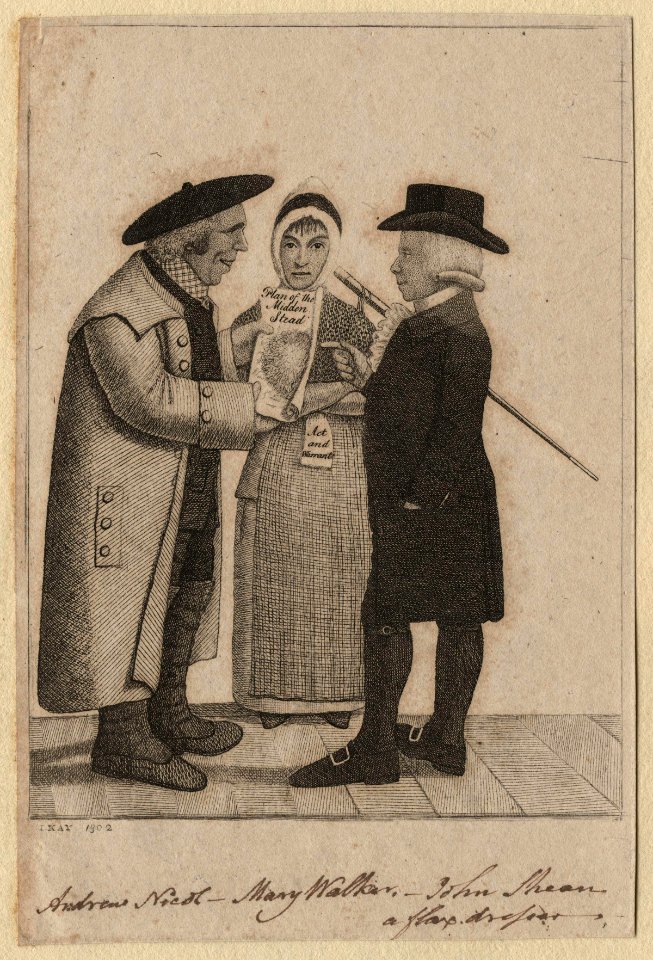 Andrew Nicol; Mary Walker; John Skene by John Kay (2)