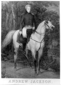 Andrew Jackson, with the Tennessee forces, on the Hickory Grounds (Ala.) A.D. 1814 LCCN2012645258