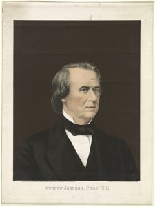 Andrew Johnson, Prest. U.S. - printed in oil colors, by Bingham & Dodd, Hartford, Conn. LCCN2004671507