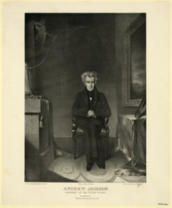 Andrew Jackson. President of the United States - from the original painting by W.J. Hubard ; drawn on stone by A. Newsam ; printed by Childs & Lehman Philadelphia. LCCN2009633804
