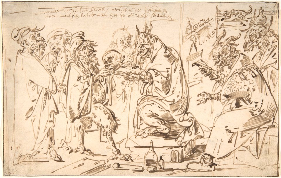 Andries Both - Diablerie; A Satire on the Medical Profession