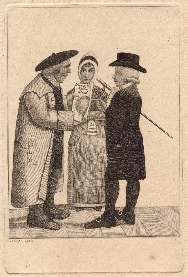 Andrew Nicol; Mary Walker; John Skene by John Kay