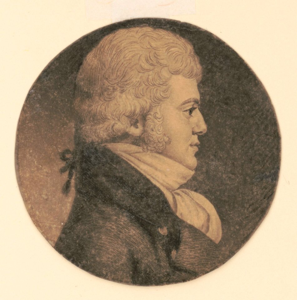 Andrew Hamilton, head-and-shoulders portrait, right profile LCCN2007675995