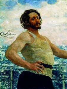 Andreyev by Repin 1912. Free illustration for personal and commercial use.