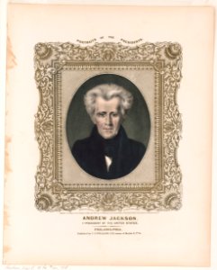 Andrew Jackson, 7th president of the United States - on stone by A. Newsam ; P.S. Duval, Lith. Philada. LCCN2009633803