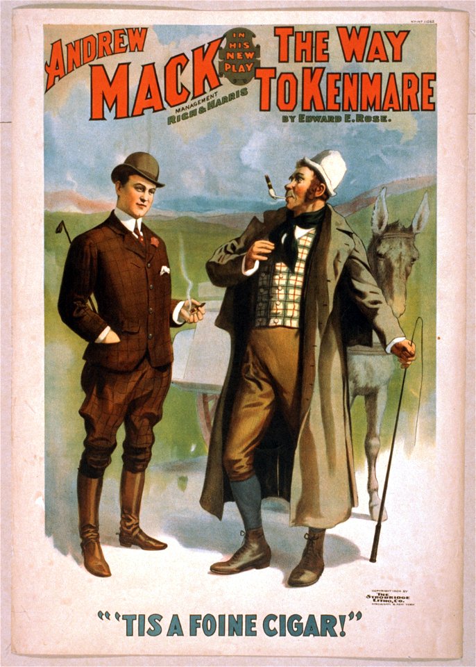 Andrew Mack in his new play, The way to Kenmare by Edward E. Rose. LCCN2014636753