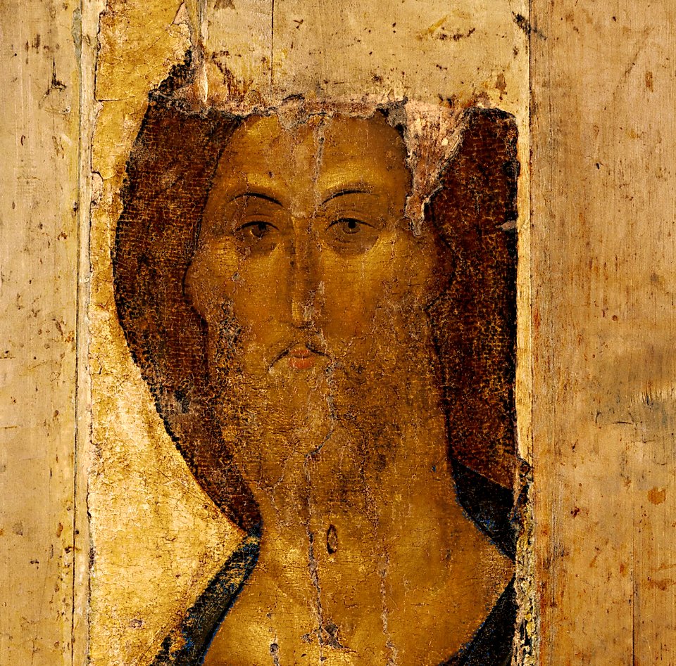 Andrey Rublev - Спас Вседержитель - Google Art Project (cropped)
