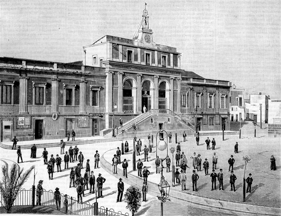 Andria – Palazzo Municipale (xilografia)