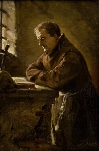 Andrzej Bronisław Grabowski - Praying Monk - MNK II-a-337 - National Museum Kraków
