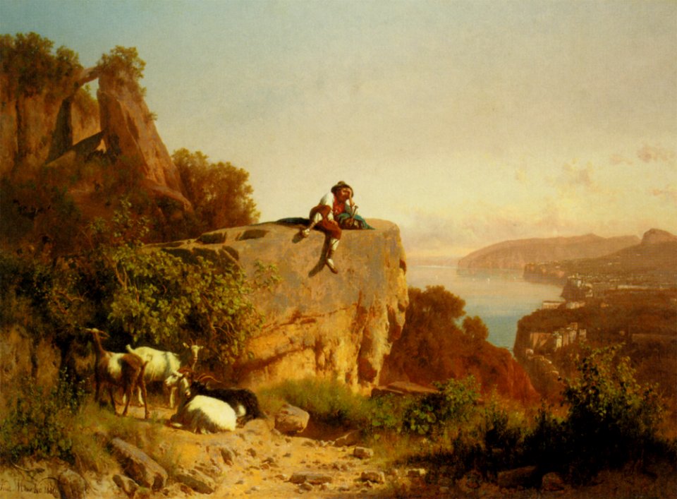 András Markó - Surveying the Vista (1886)