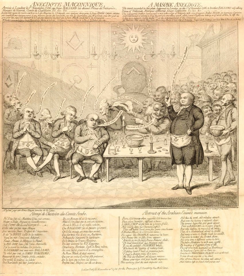 Anecdote Maçonnique. A masonic anecdote. (BM J,5.20)