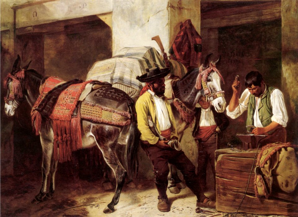 Ansdell Richard The Blacksmiths Shop