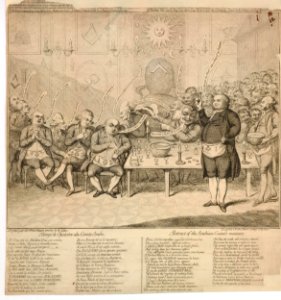 Anecdote Maçonnique. A Masonic Anecdote. (BM 1860,0623.24)