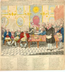 Anecdote Maçonnique. A Masonic Anecdote. (BM 1868,0808.5578)