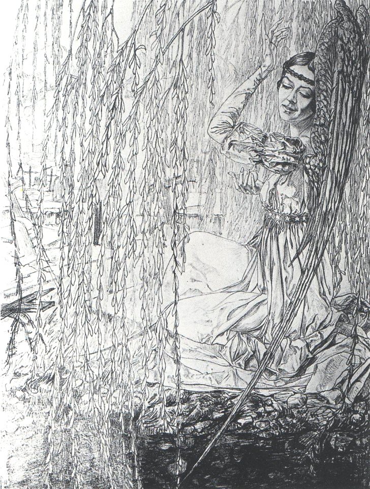 Ange de la mort pencil