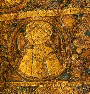 Angel from the the coronation pall