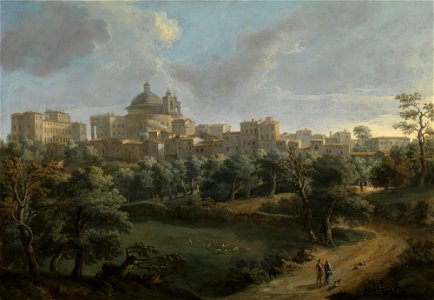 Anesi, View of Ariccia