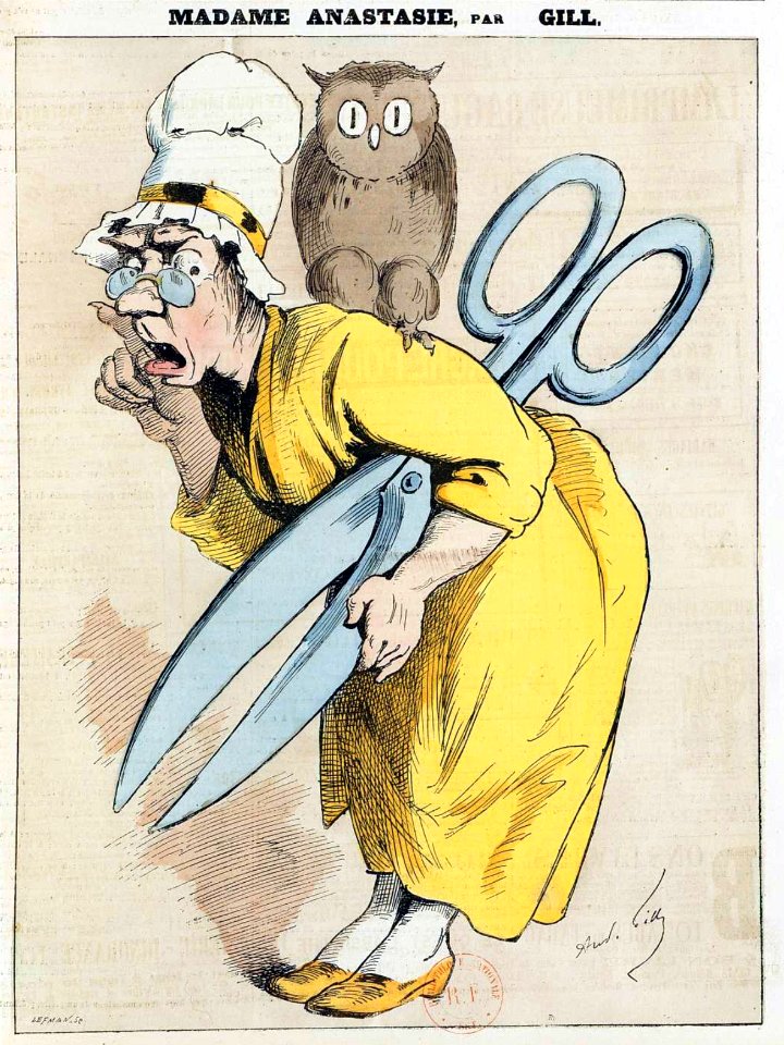 André Gill - Madame Anastasie