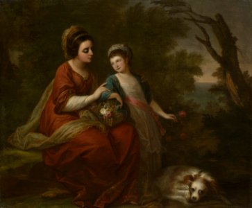 Angelica Kauffmann - Mrs. Hugh Morgan and Her Daughter - 1960.873 - Art Institute of Chicago