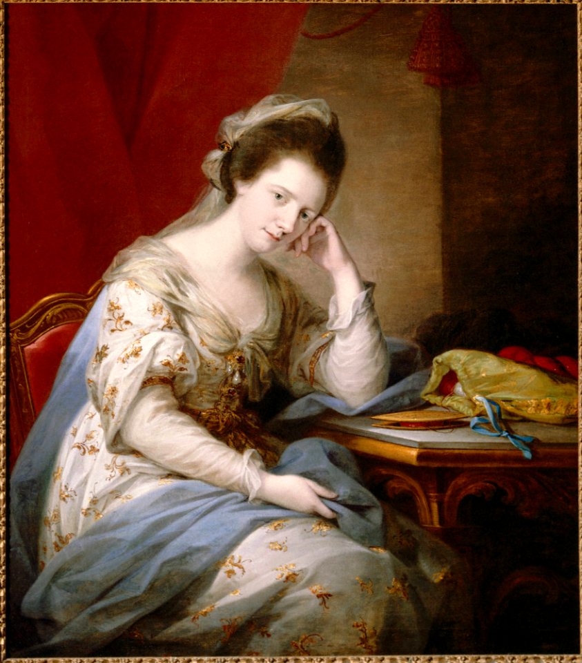 Angelica Kauffmann - Barbara St. John Bletsoe, Countess of Coventry - 1998-285 - Princeton University Art Museum