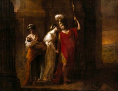 Angelica Kauffmann (1741-1807) - Hector Taking Leave of Andromache - 872177 - National Trust