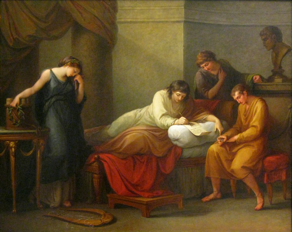 Angelica Kauffman - Virgil Writing His Epitaph at Brundisi - 1785 - Carnegie Museum of Art, 2020-01-24