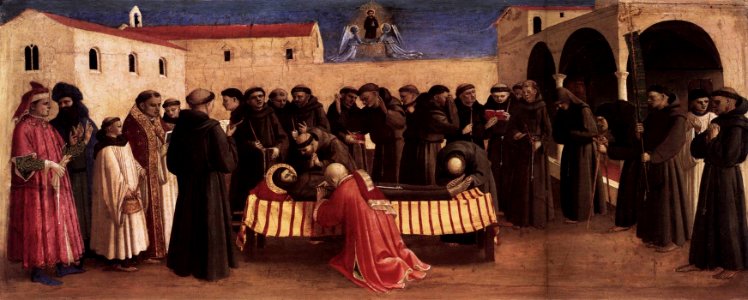 Angelico, compianto di san Francesco 01