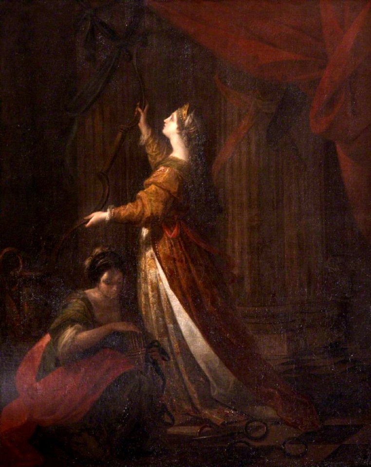 Angelica Kauffmann (1741-1807) - Penelope Taking Down the Bow of Ulysses - 872173 - National Trust