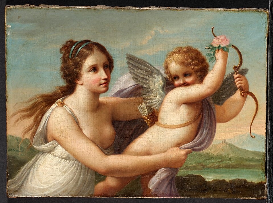 Angelica Kauffmann - The Victory of Eros - 39.184.19 - Metropolitan Museum of Art