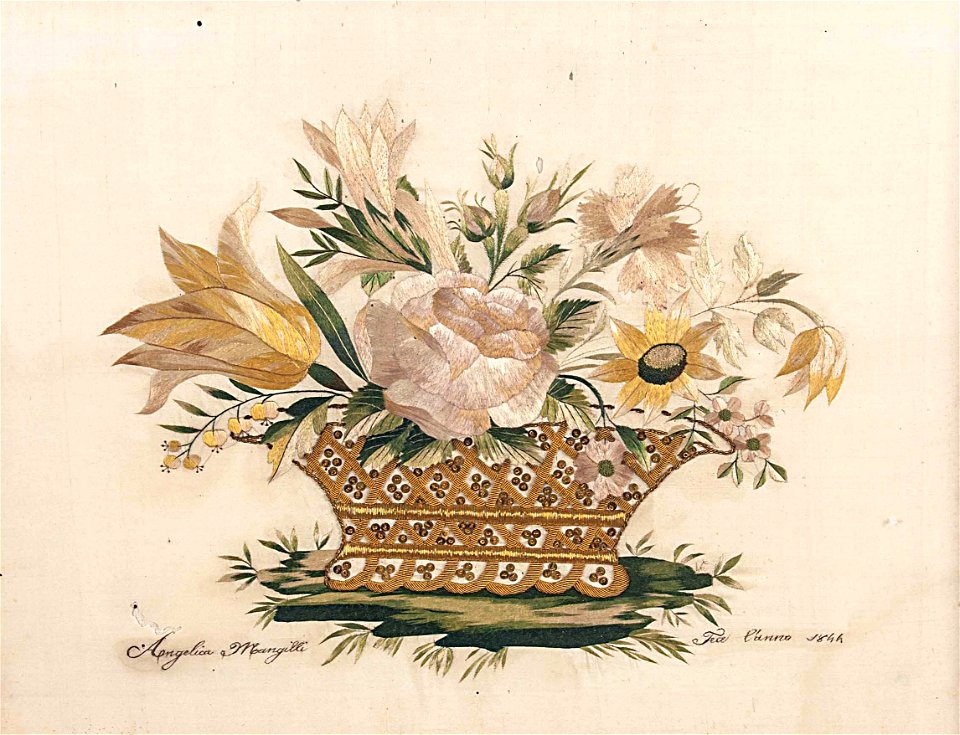 Angelica Mangilli Seidenstickbild 1