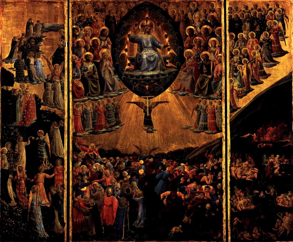 Angelico, giudizio universale di berlino