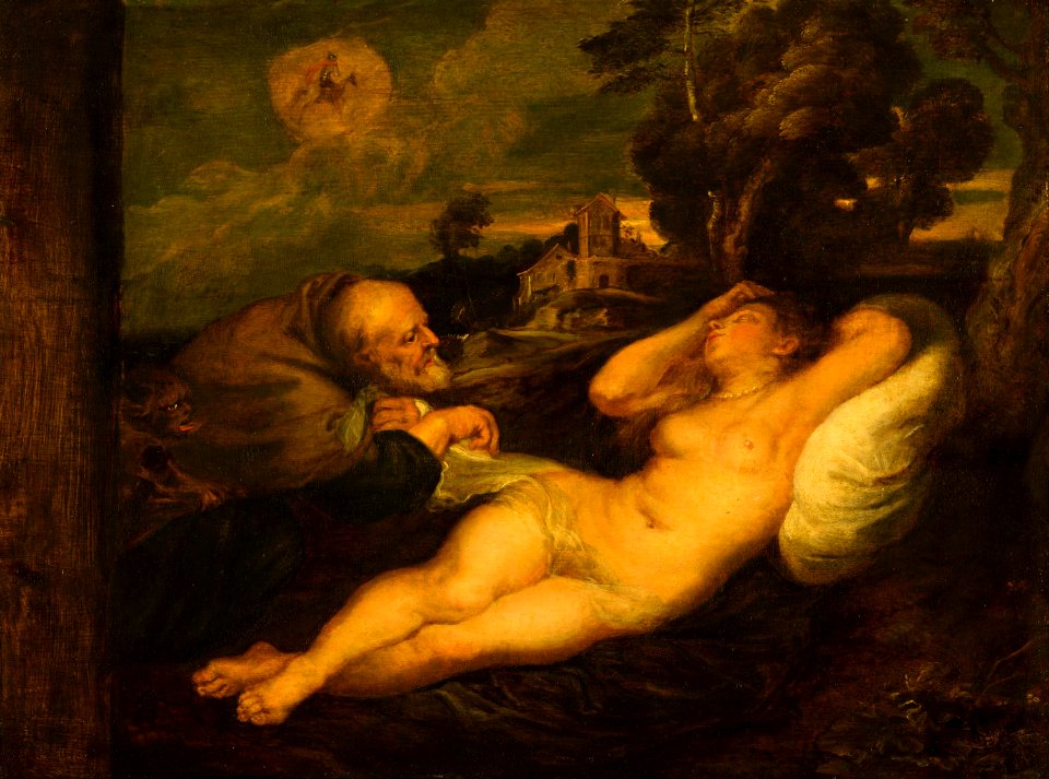 Angelica Spied On by the Hermit after Peter Paul Rubens Mauritshuis 255