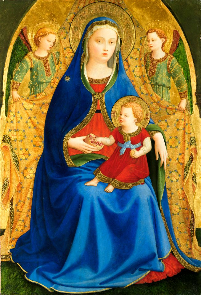 Virgen de la granada (Fra Angelico)