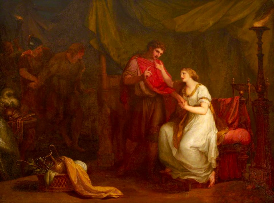 Angelica Kauffmann (1741-1807) - Diomed and Cressida (from William Shakespeare's 'Troilus and Cressida', Act V, Scene ii) - 486152 - National Trust