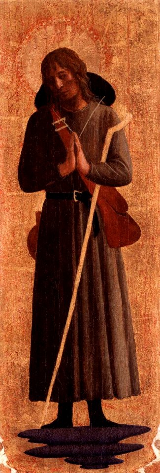 Angelico, san rocco dalla pala di san marco