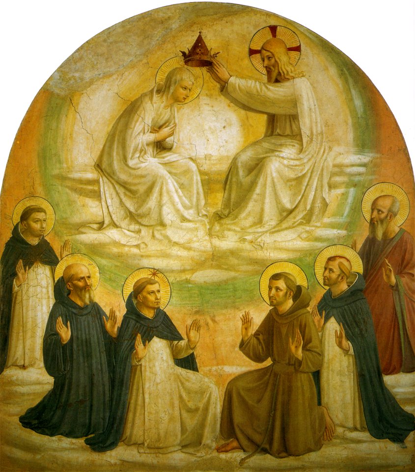 Angelico, incoronazione della vergine 1440-1441