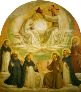 Angelico, incoronazione della vergine 1440-1441