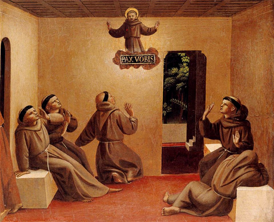Fra Angelico - Apparition of St Francis at Arles - WGA0625