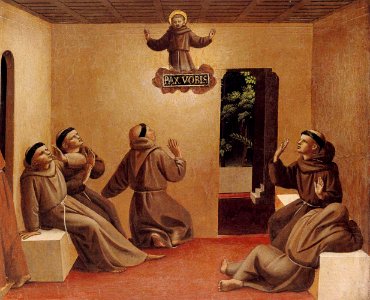 Fra Angelico - Apparition of St Francis at Arles - WGA0625