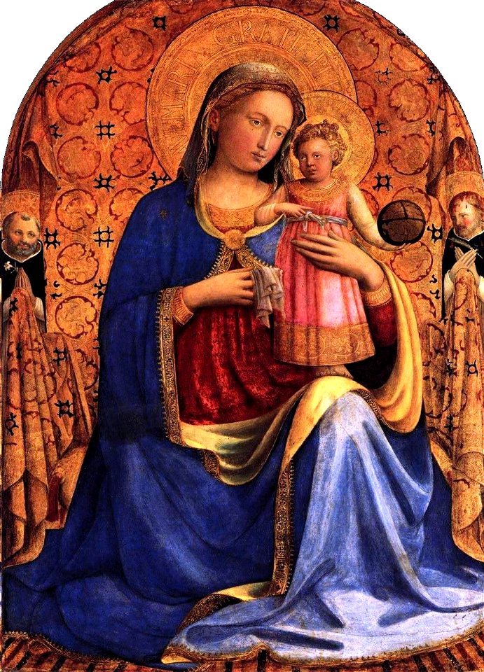 Angelico, madonna dell'Umiltà, berlino