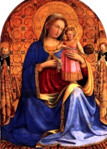 Angelico, madonna dell'Umiltà, berlino
