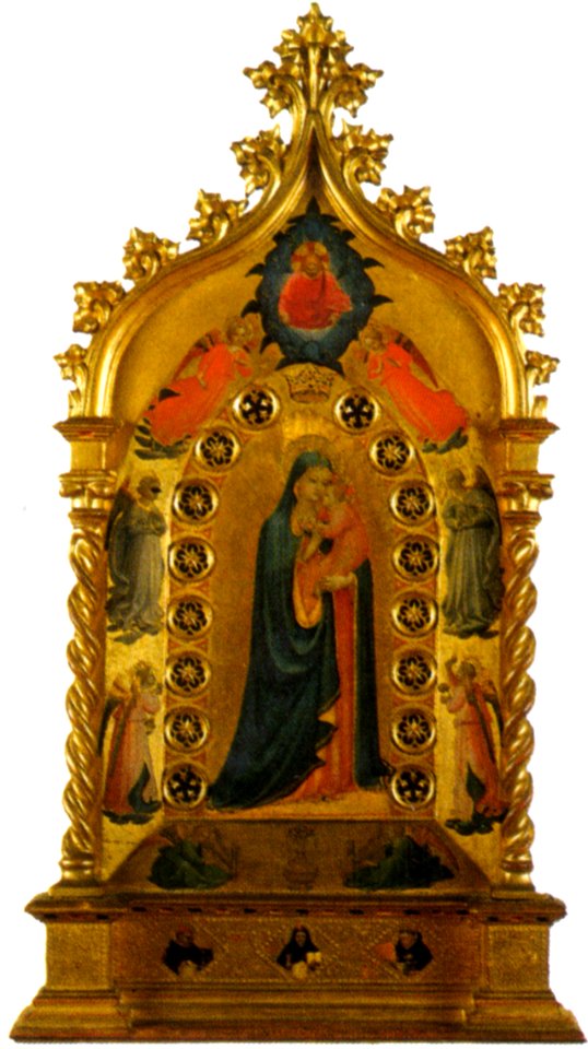 Angelico, madonna della stella, 60x30 cm