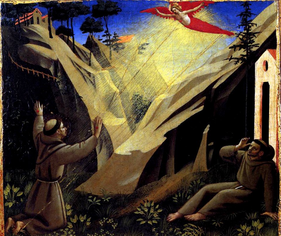 Angelico, stimmate di san francesco, pinacoteca vaticana