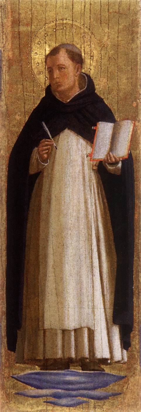 Angelico, san tommaso d'aquino alla fondazione cini