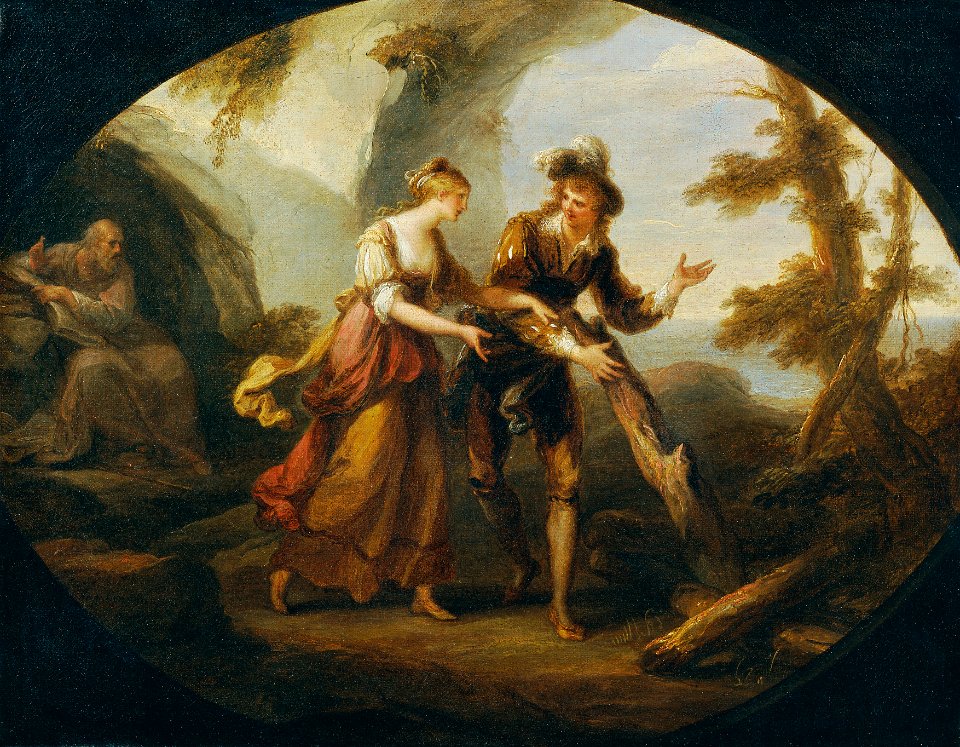 Angelika Kauffmann - Miranda und Ferdinand - 5487 - Österreichische Galerie Belvedere
